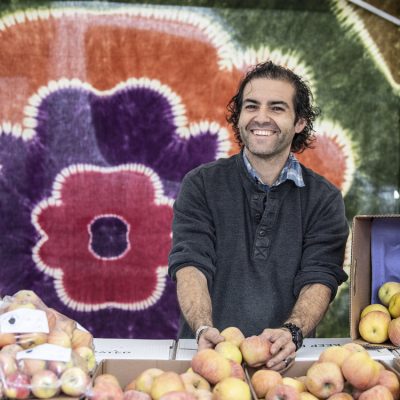 Local supplier at a market